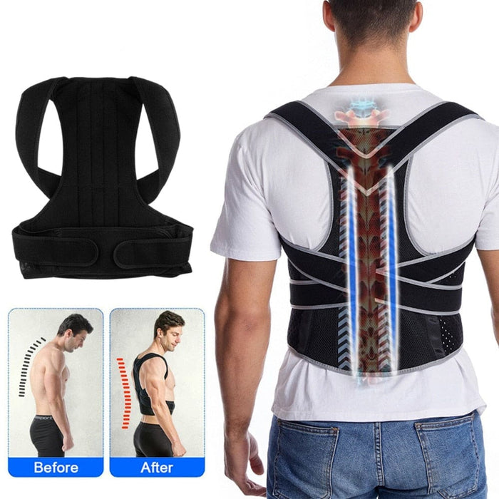 Adjustable Fully Back Straightener Posture Corrector Belt