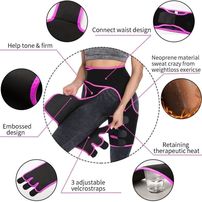 Adjustable Neoprene High Compression Thigh Trimmer Belt