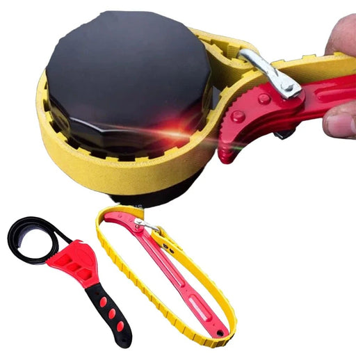 Adjustable Oil Filter Wrench Strap Tool