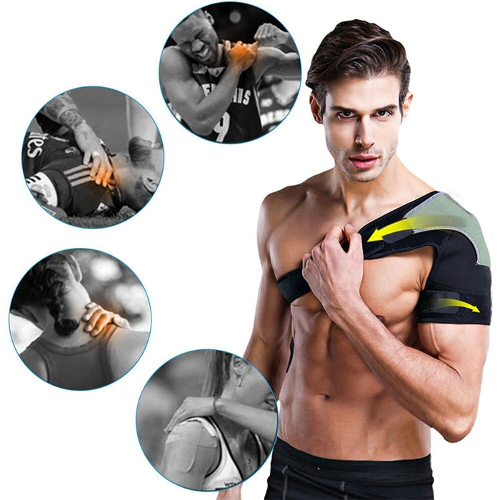 Adjustable Shoulder Brace Compression Wrap Strap For Torn