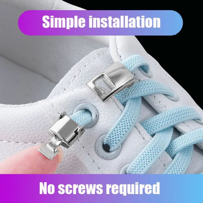 Adjustable No Tie Shoe Laces For Kids And Adults