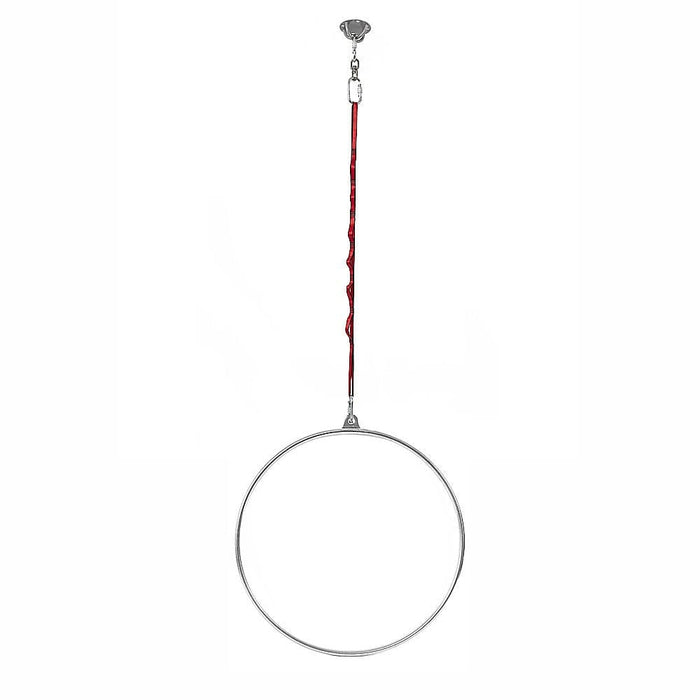 Aerial Yoga Hoop 90cm Lyra Circus Single Point Ring Set