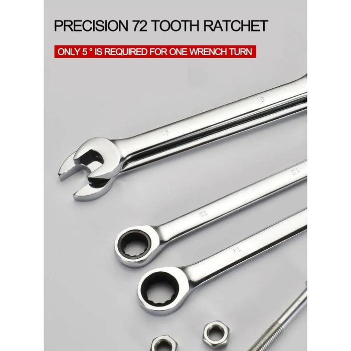 Airaj Ratchet Wrench 72 Tooth Gear Ring Torque Socket