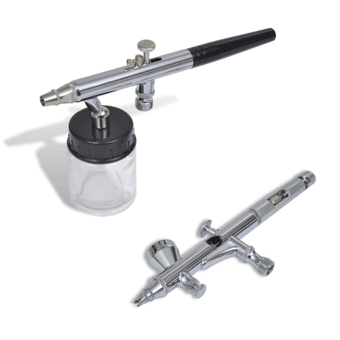 Airbrush Set With 2 Spray Guns Oaopon