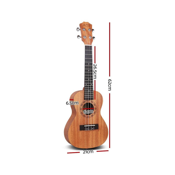 Alpha 23 Inch Concert Ukulele Mahogany Ukeleles Uke Hawaii