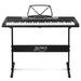 Alpha 61 Keys Electronic Piano Keyboard Led Electric w