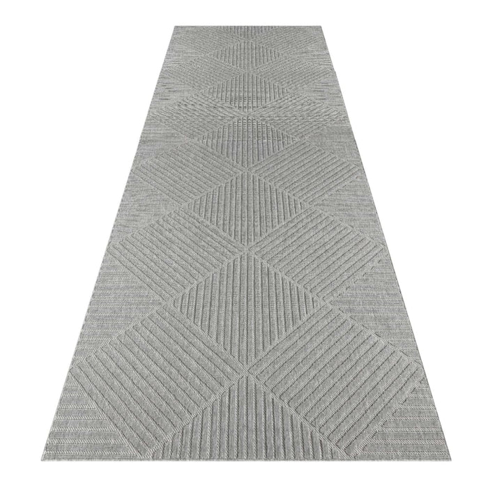 Alpha Outdoor Rug Light Grey 160x230