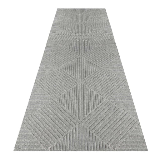 Alpha Outdoor Rug Light Grey 200x290