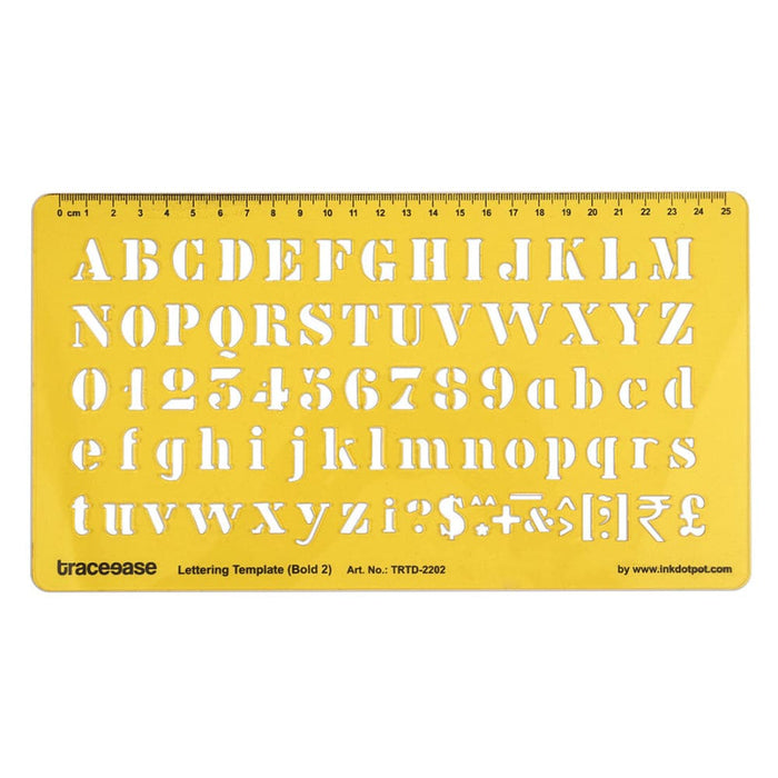 Alphabet Lettering Template Drafting Tools English Letter