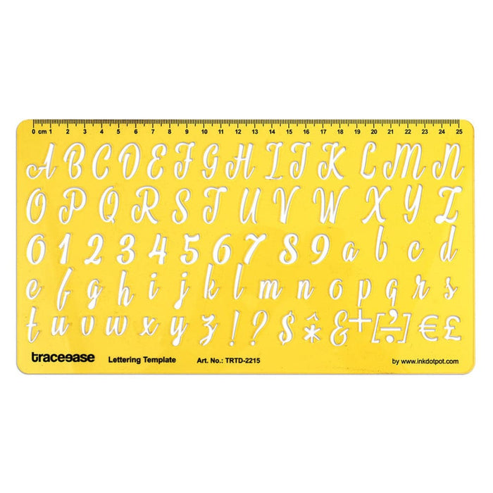 Alphabet Lettering Template Drafting Tools Lower Case Upper