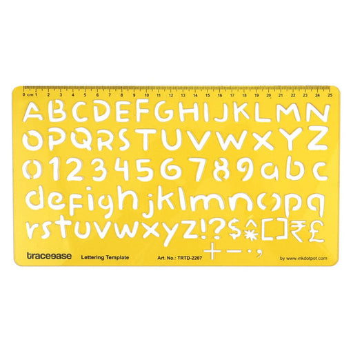 Alphabet Lettering Template Drafting Tools Number Lower