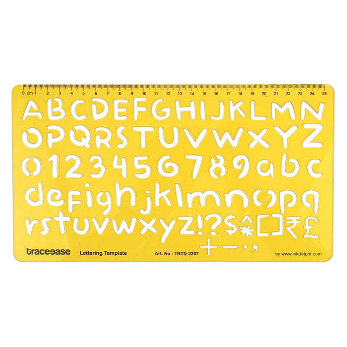 Alphabet Lettering Template Drafting Tools Number Lower