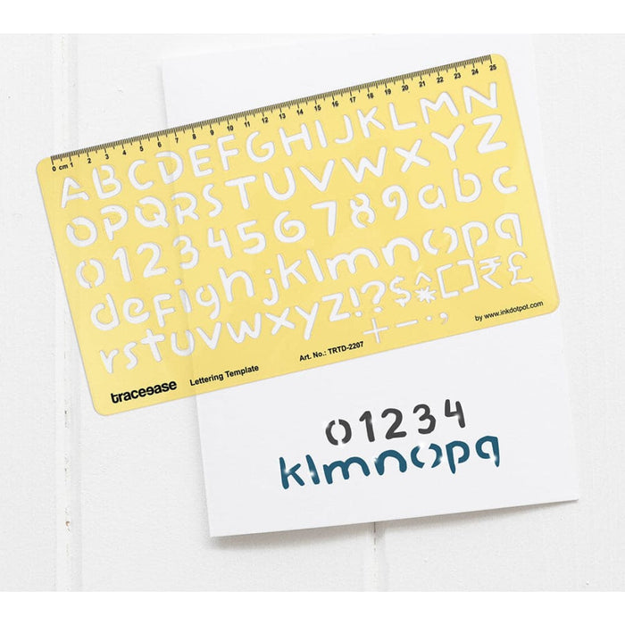 Alphabet Lettering Template Drafting Tools Number Lower