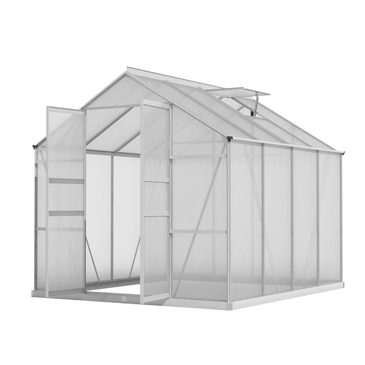 Aluminium Greenhouse Green House Polycarbonate Garden Shed