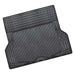 Aluminium Look 1-piece Boot Mat - Black Rubber