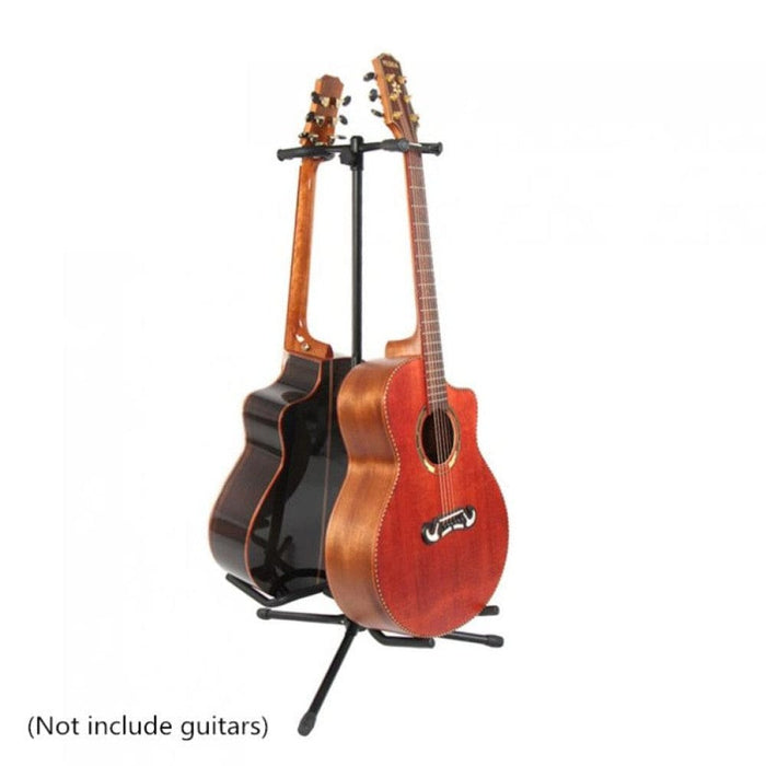 Aluminum Alloy Double Electric Guitar Holder With Stable