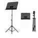 Aluminum Alloy Foldable Music Sheet Tripod Stand For Guitar