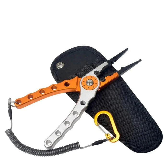 Aluminum Fishing Pliers With Line Cutter And Hook Remover