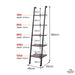 Amelia 5-tier Ladder Shelf - Walnut