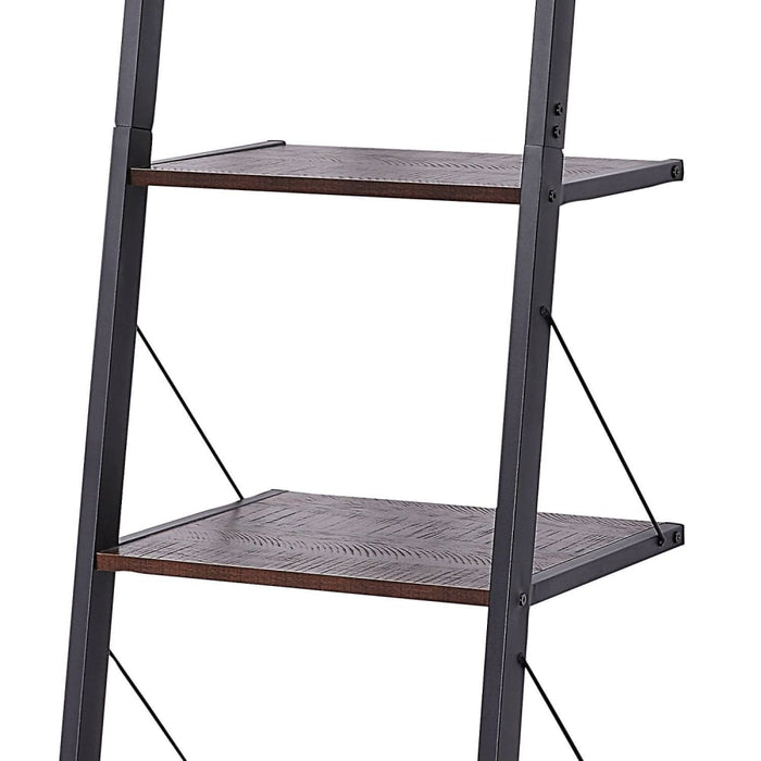 Amelia 5-tier Ladder Shelf - Walnut