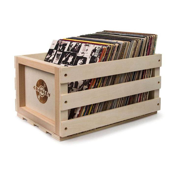 Amethyst Bluetooth Turntable With Record Crate