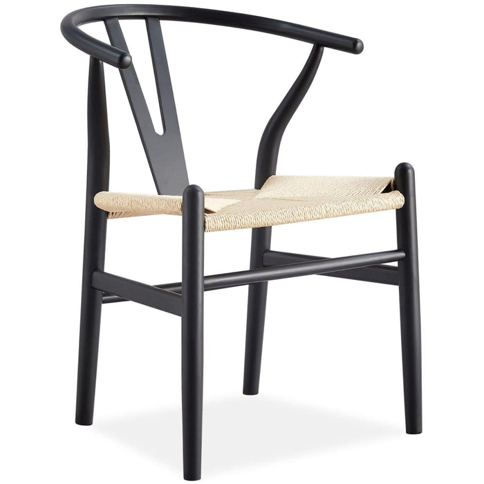 Anemone Set Of 2 Wishbone Dining Chair Beech Timber Replica