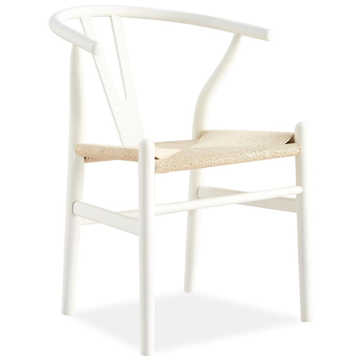 Anemone Set Of 2 Wishbone Dining Chair Beech Timber Replica