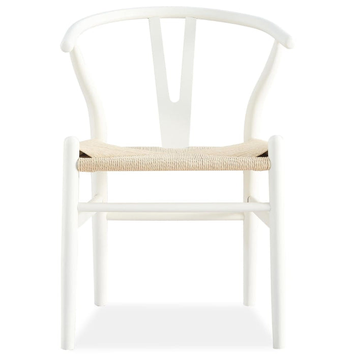 Anemone Set Of 2 Wishbone Dining Chair Beech Timber Replica