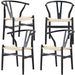 Anemone Set Of 4 Wishbone Dining Chair Beech Timber Replica