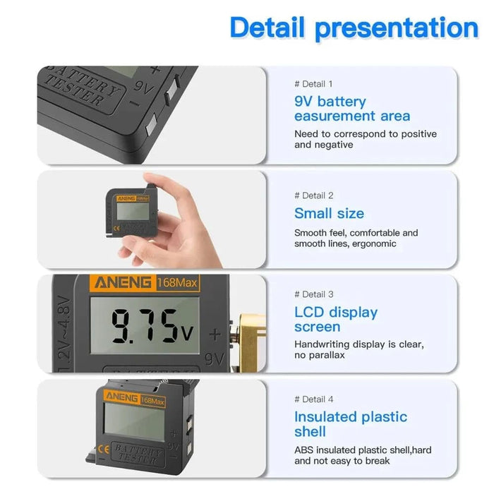 Aneng 168max Lithium Battery Tester