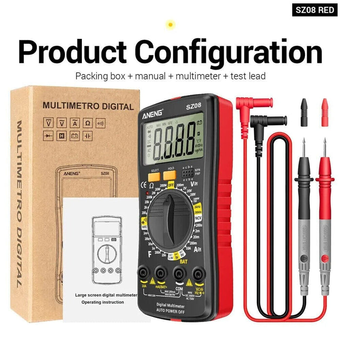 Aneng Sz08 Digital Multimeter