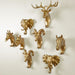 Animal Head Figurine Craft Wall Art Hooks For Hanging Key