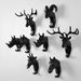 Animal Head Figurine Craft Wall Art Hooks For Hanging Key