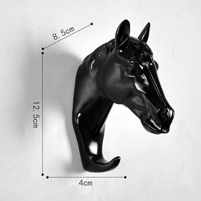 Animal Head Figurine Craft Wall Art Hooks For Hanging Key