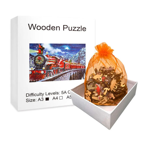 Animal Shaped Wooden Puzzles