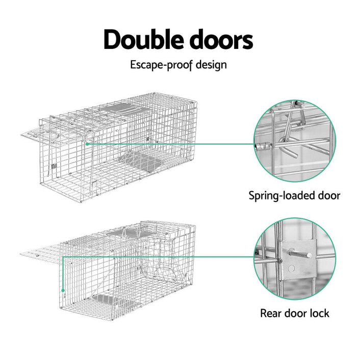 Animal Trap Humane Possum Cage Live Catch Rabbit Cat Hare