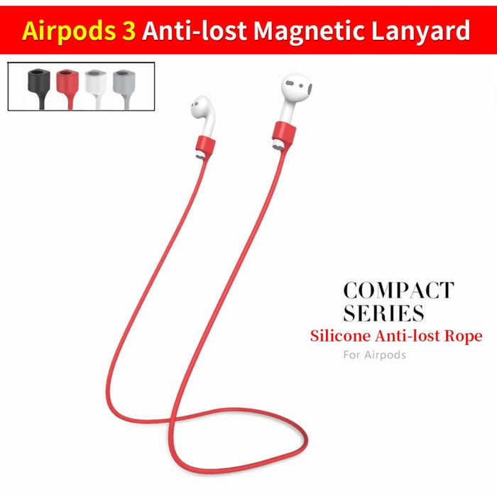 Anti-drop Silicone Anti-lost Lanyard For Apple Airpods 1 2