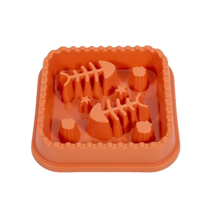 Anti-gulping Puzzle Food Feeding Non-slip Bowl