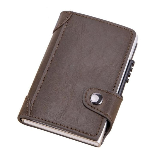 Anti Magnetic Rfid Pu Leather Wallet With Card Slots