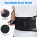 Anti-skid Breathable Waist Compression Support Belt For Men