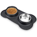 Anti-slip Durable Double Dog Drinking Water Food Feeder