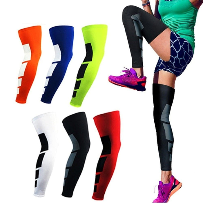 Anti Slip Full Length Leg Sleeves Shin Splint Protector