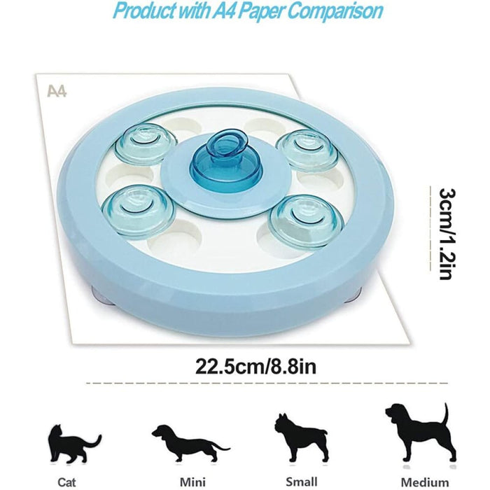 Anti-slip Non-toxic Slow Feeders Food Dispensing Dog Puzzle