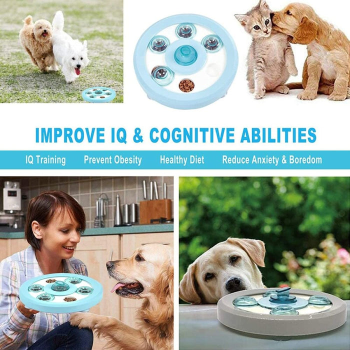 Anti-slip Non-toxic Slow Feeders Food Dispensing Dog Puzzle