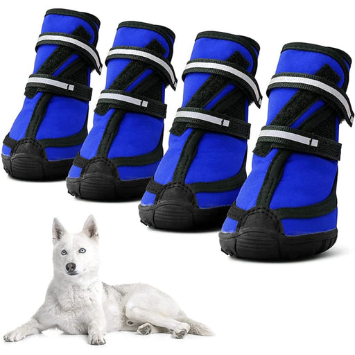 Anti-slip Waterproof Durable Elastic Reflective Dog Boots