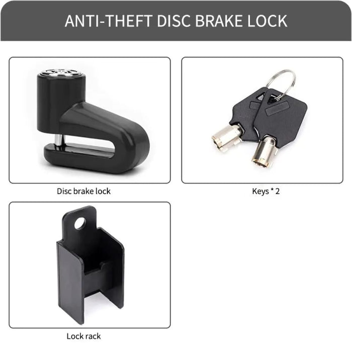 Anti Theft Disc Brake Lock For Motorcycles