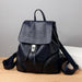 Anti Theft Leather Backpack