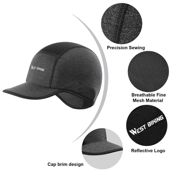 Anti-uv Winter Summer Cycling Skull Cap And Hat