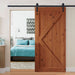 2m Antique Classic Style Single Sliding Barn Door Hardware