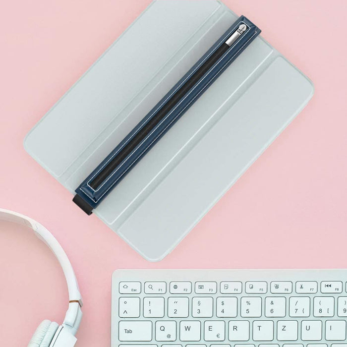 For Apple Pencil 1st 2nd Sleeve Pu Leather Case Zipper